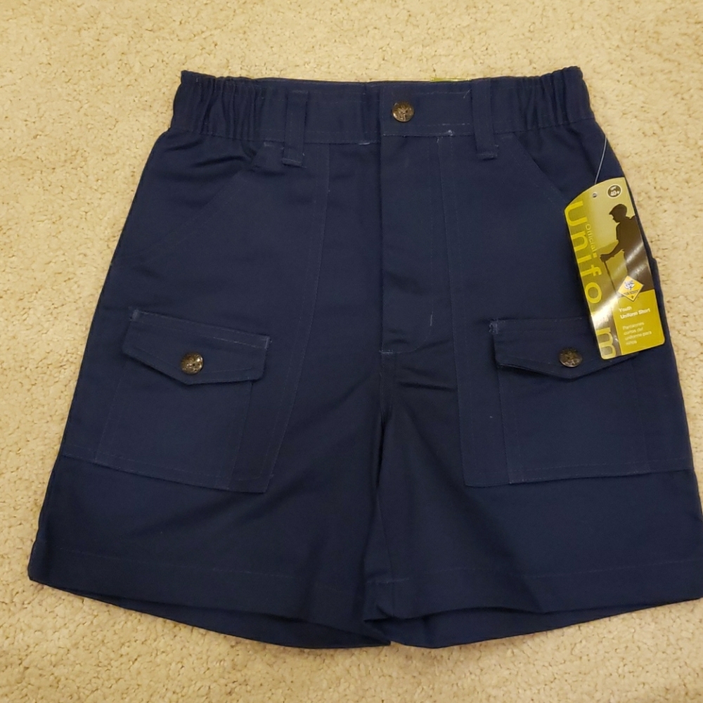 Boy / Cub scouts youth uniform shorts, new